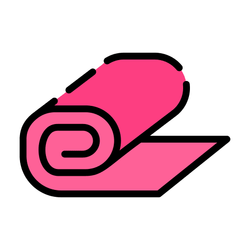 Mat equipment sports and competition workout icon