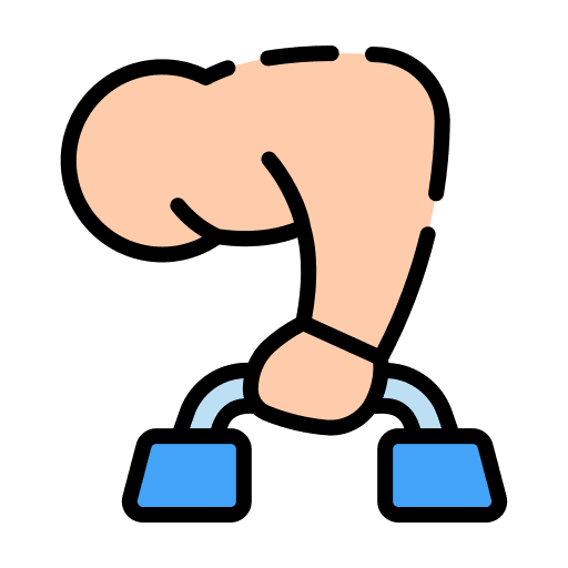 Push up push up sports and competition workout icon