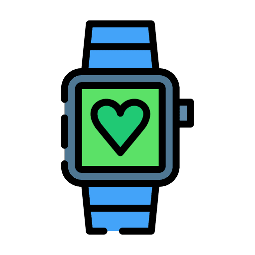 Smartwatch technology electronics wellness icon