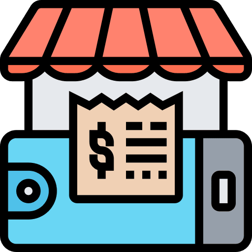 Bill checkout electronics bill icon Bill checkout electronics bill icon