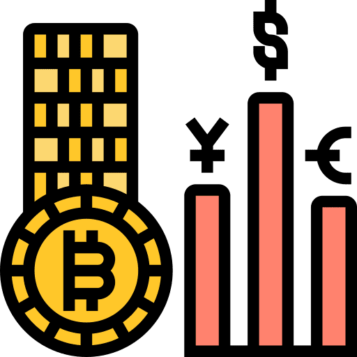 Digital currency currency business and finance bitcoin icon Digital currency currency business and finance bitcoin icon
