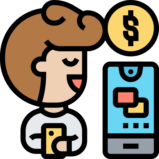 Mobile payment digital wallet online money mobile banking icon Mobile payment digital wallet online money mobile banking icon