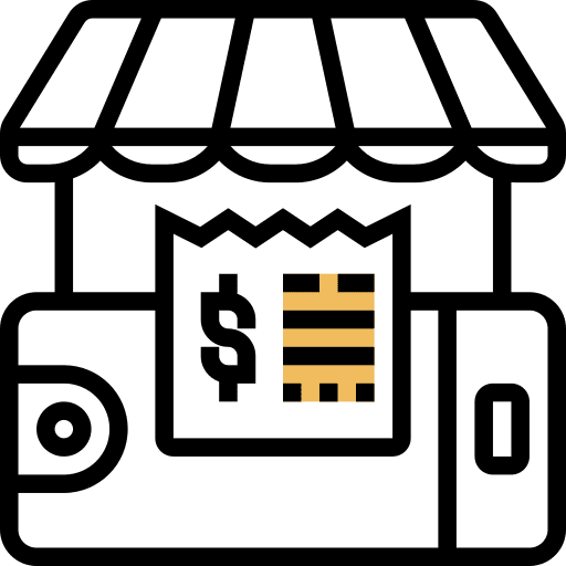 Bill cashless smartphone commerce and shopping icon Bill cashless smartphone commerce and shopping icon