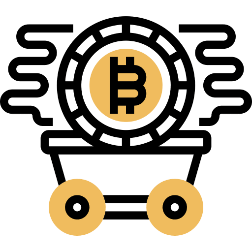 Bitcoin cryptocurrency bitcoin mining icon Bitcoin cryptocurrency bitcoin mining icon