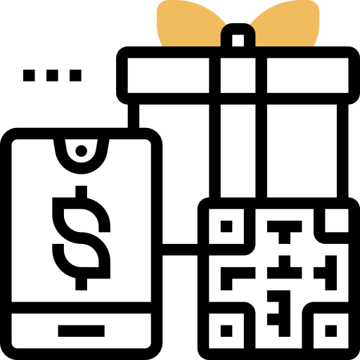 Cashless online shopping paid online payment icon Cashless online shopping paid online payment icon