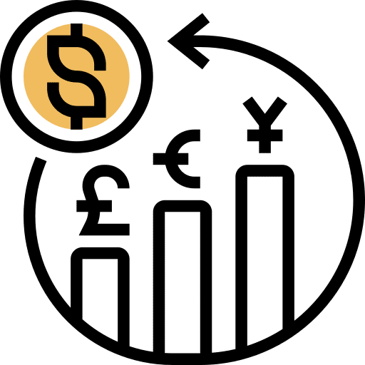 Exchange rate exchange rate money yen icon Exchange rate exchange rate money yen icon