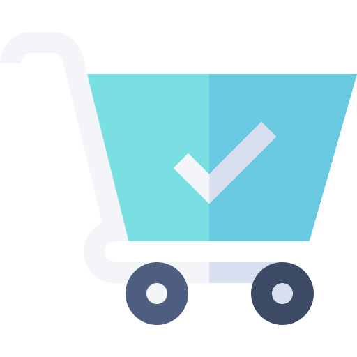 Checkout business and finance commerce and shopping online shopping icon