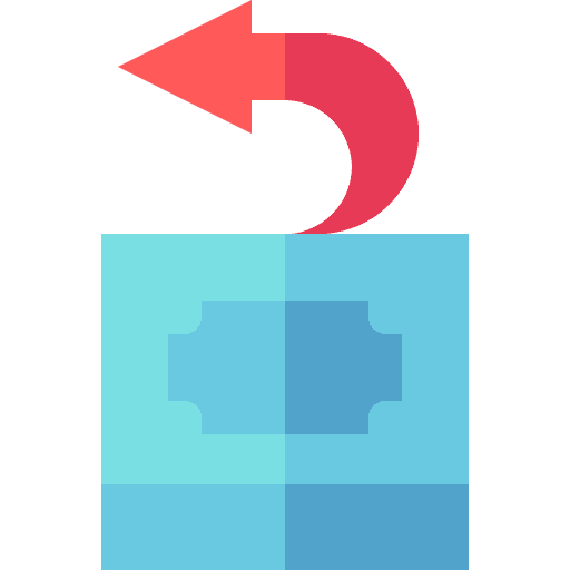 Refund business and finance cashback money icon Refund business and finance cashback money icon