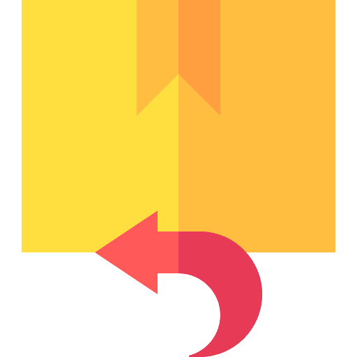 Return delivery box parcel shipping and delivery icon Return delivery box parcel shipping and delivery icon