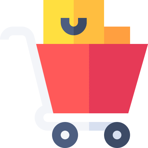 Shopping cart smart cart supermarket online store icon Shopping cart smart cart supermarket online store icon