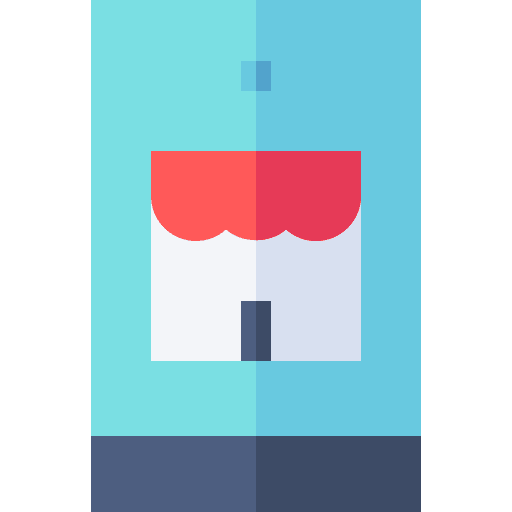 Store smartphone mobile store shopping store icon Store smartphone mobile store shopping store icon