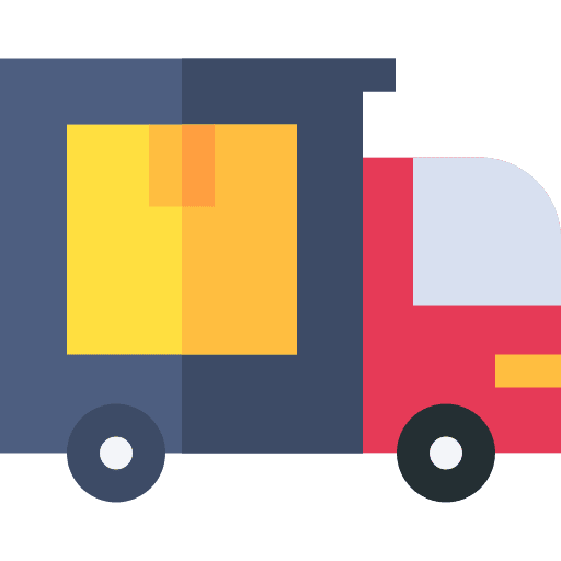 Delivery truck lorry cargo trucking icon Delivery truck lorry cargo trucking icon