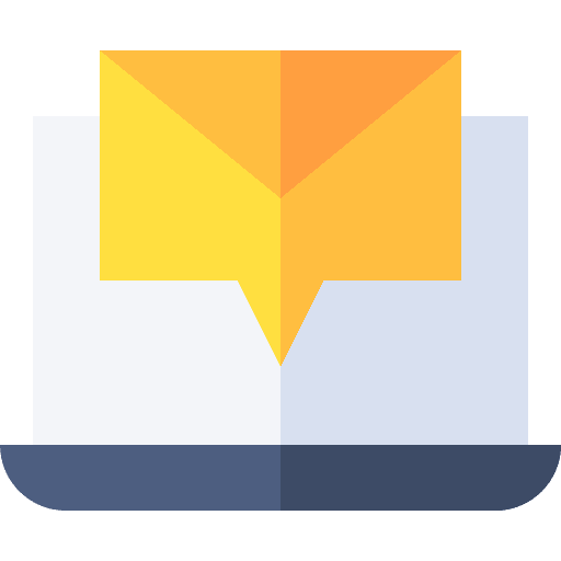 Email message computer laptop icon Email message computer laptop icon