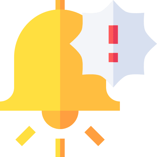 Notification alarm business and finance packard bell icon Notification alarm business and finance packard bell icon