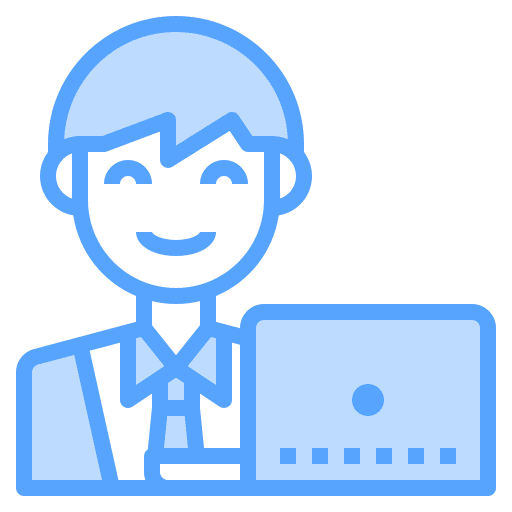 Business man employee avatar male icon