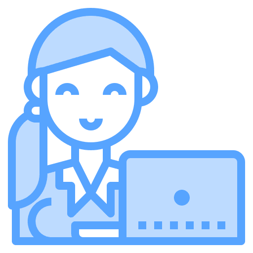 Girl study student user icon