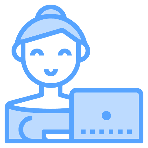 Woman girl woman laptop icon Woman girl woman laptop icon