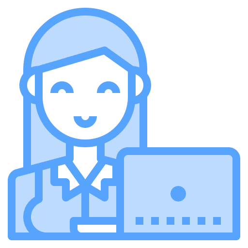Working woman female woman laptop icon Working woman female woman laptop icon