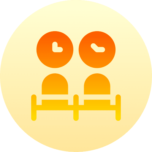 Waiting room chair waiting room wait icon