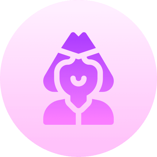 Flight attendant woman air hostess stewardess icon