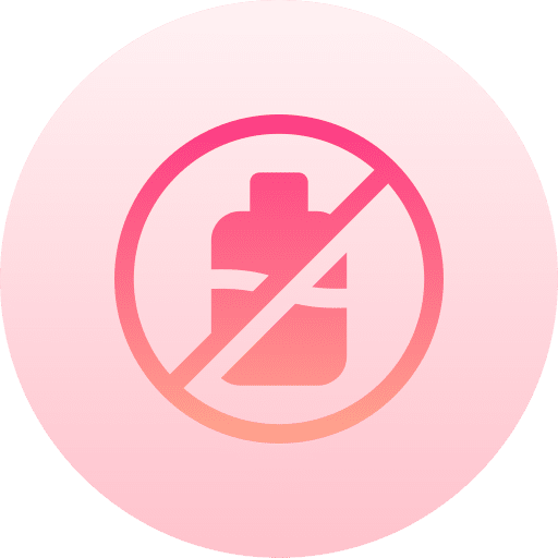 No liquids water bottle no liquids not allowed icon