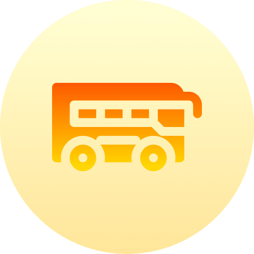 Bus transportation public transport bus icon