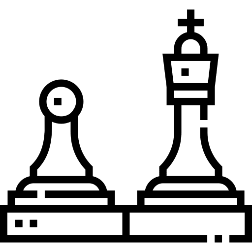 Chess chess pieces chess board game icon