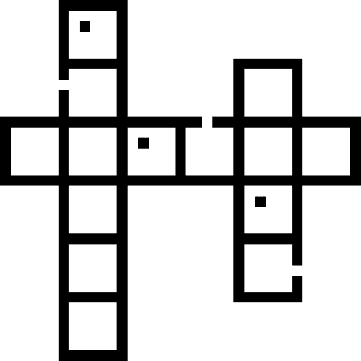 Crossword education game hobby icon