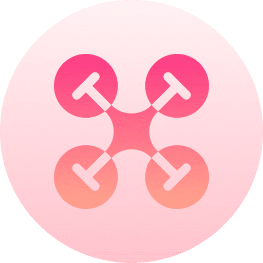 Drone drone quadcopter camera icon