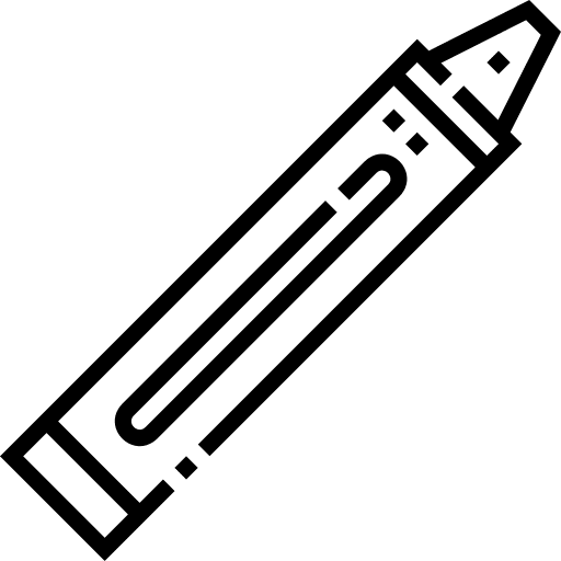 Crayon art and design write edit icon