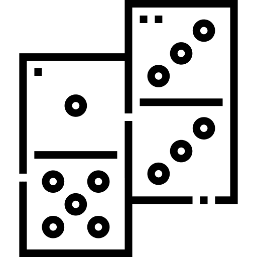 Dominoes entertainment hobbies and free time leisure icon
