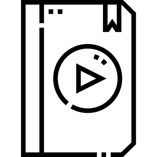 Audiobook digital book ebook course icon