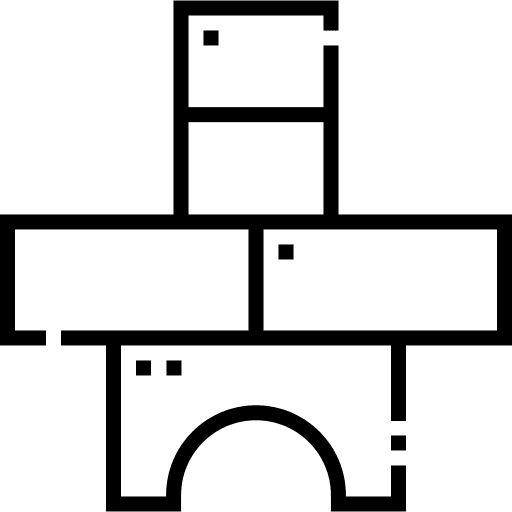 Blocks kid kid and baby toy blocks icon