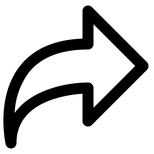 Forward arrow interface skip icon