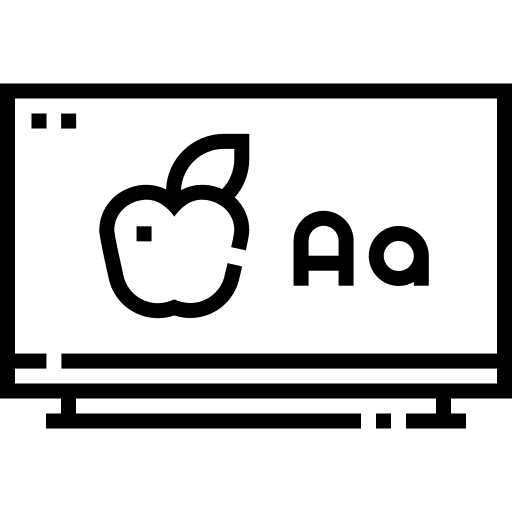 Tv tutor monitor television icon