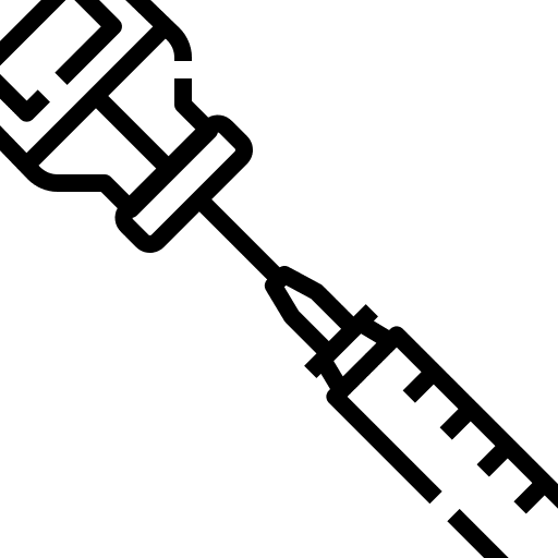 Syringe medicine drugs anesthesia icon