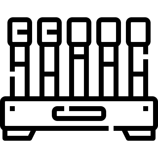 Test tubes blood lab blood sample icon