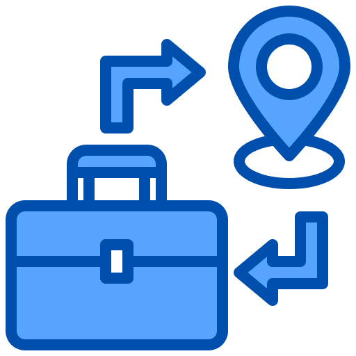 Briefcase work business and finance professions and jobs icon