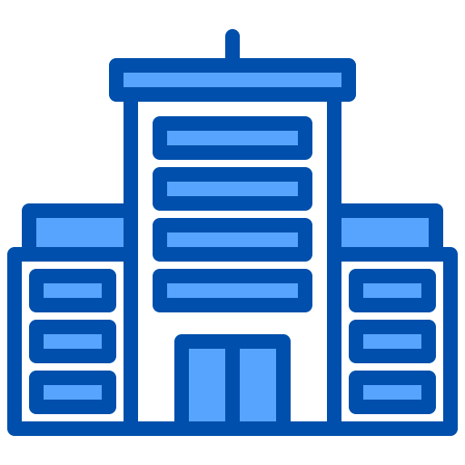 Office urban architecture and city town icon Office urban architecture and city town icon