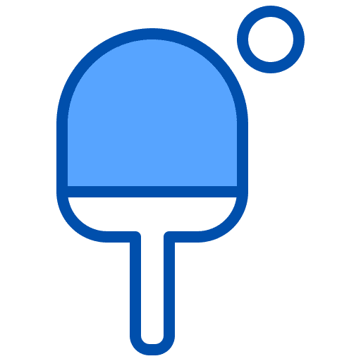 Ping pong ball sports and competition tennis icon Ping pong ball sports and competition tennis icon