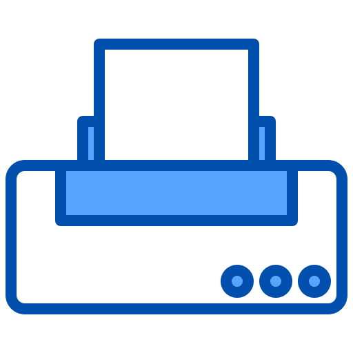 Printer electronics scanner photocopier icon Printer electronics scanner photocopier icon