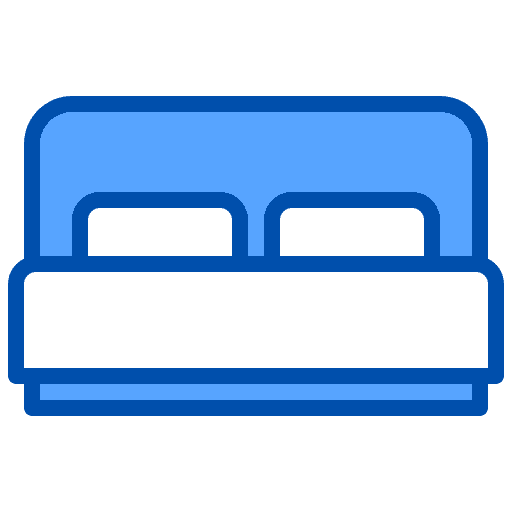 Bed bedroom sleep room icon Bed bedroom sleep room icon