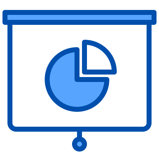 Presentation graphic chart pie chart icon Presentation graphic chart pie chart icon