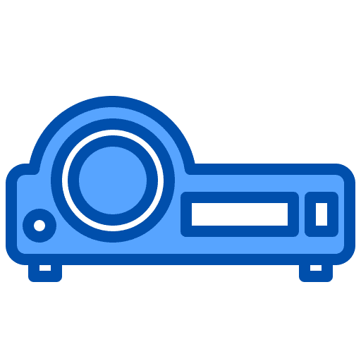 Projector technology office material electronics icon Projector technology office material electronics icon