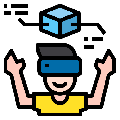 Vr user vr device icon Vr user vr device icon