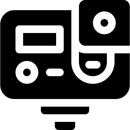 Action camera photo camera action camera electronics icon Action camera photo camera action camera electronics icon