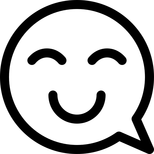 Happy smiley happy message icon Happy smiley happy message icon