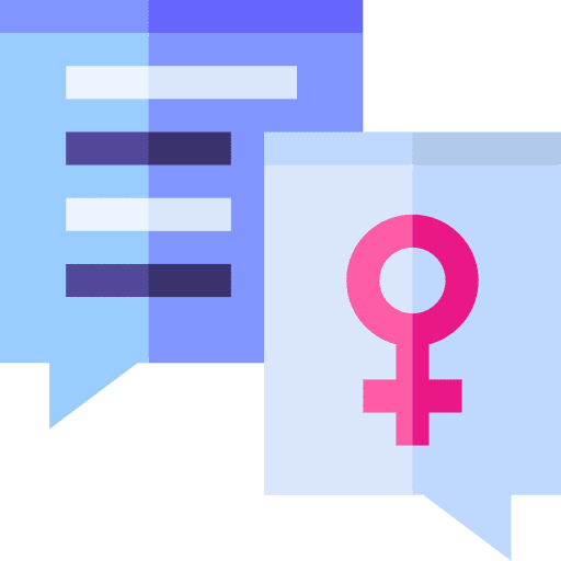 Chat empowerment chatting feminism icon Chat empowerment chatting feminism icon
