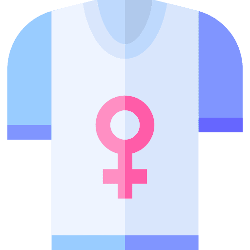 Tshirt sign gender feminism icon Tshirt sign gender feminism icon