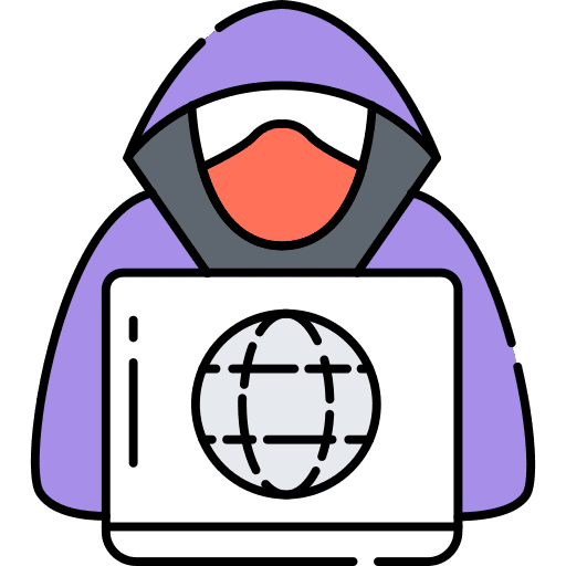 Cybercrime cybercrime man computer icon